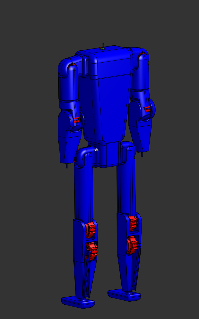 Atom Humanoid back view